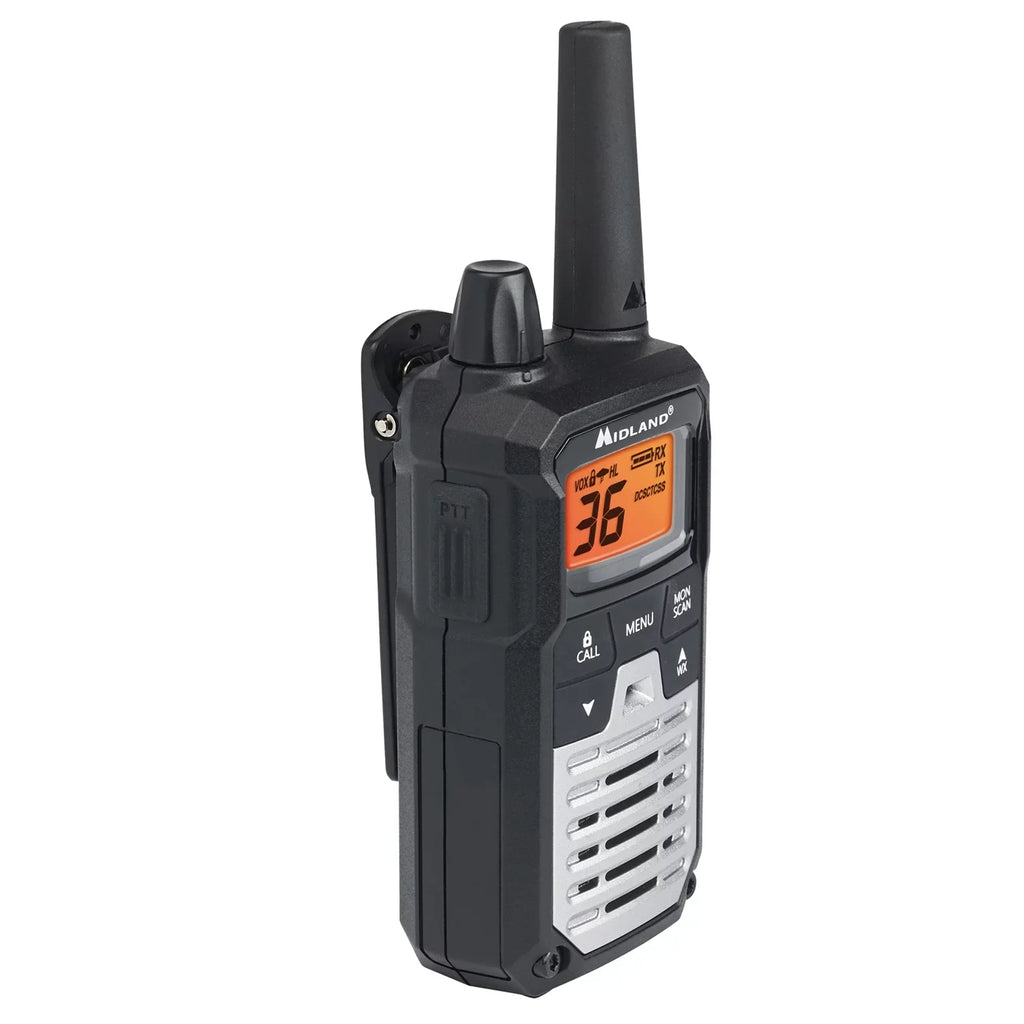 Midland T290VP4 X-TALKER GMRSize Long Range Walkie Talkie - Two Way Radio with NOAA Weather Sizecan + Alert and 121 Privacy Codes