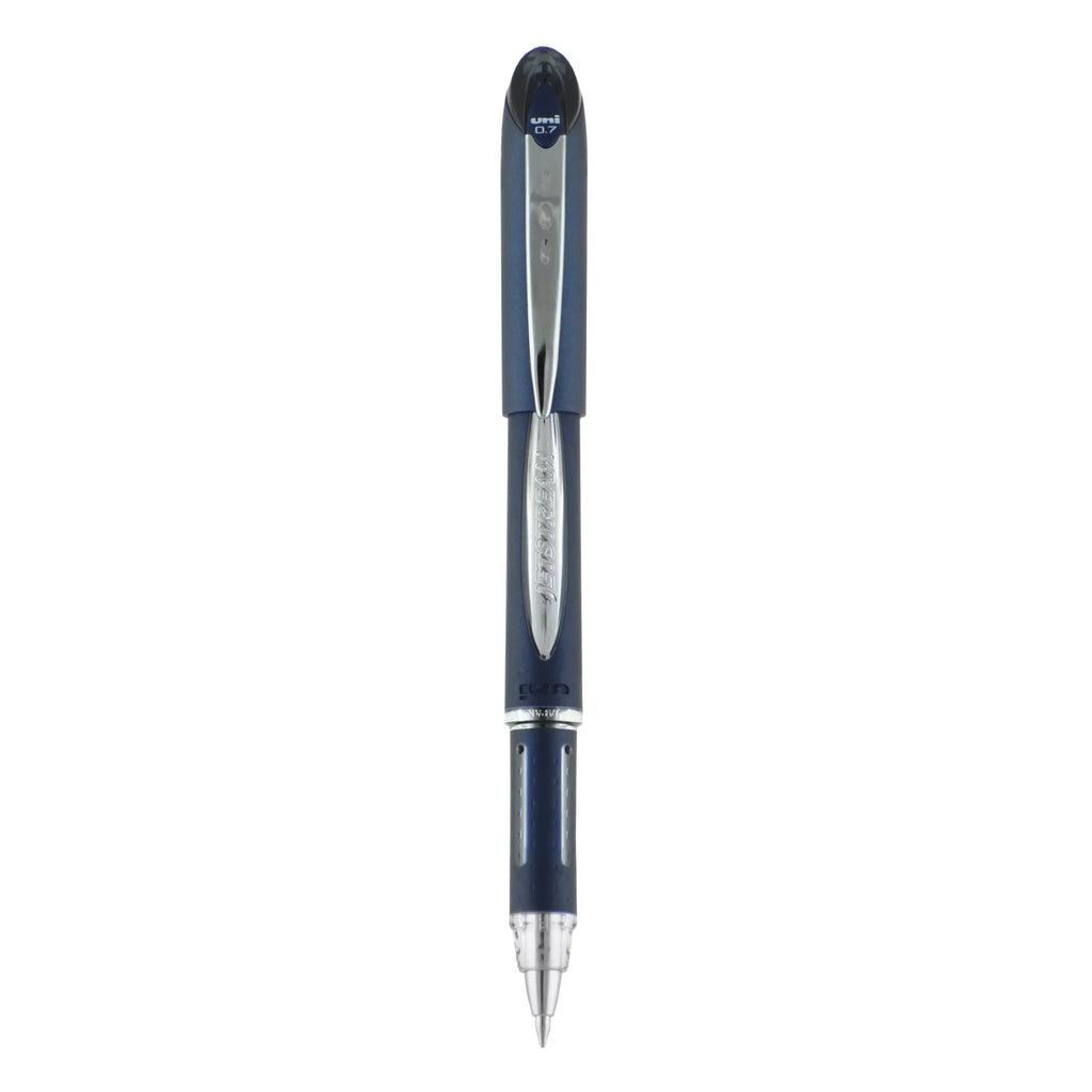 Uniball Jetstream Sizetick Ballpoint Pens, Fine Point (0.7mm), Black Ink, 12 Count