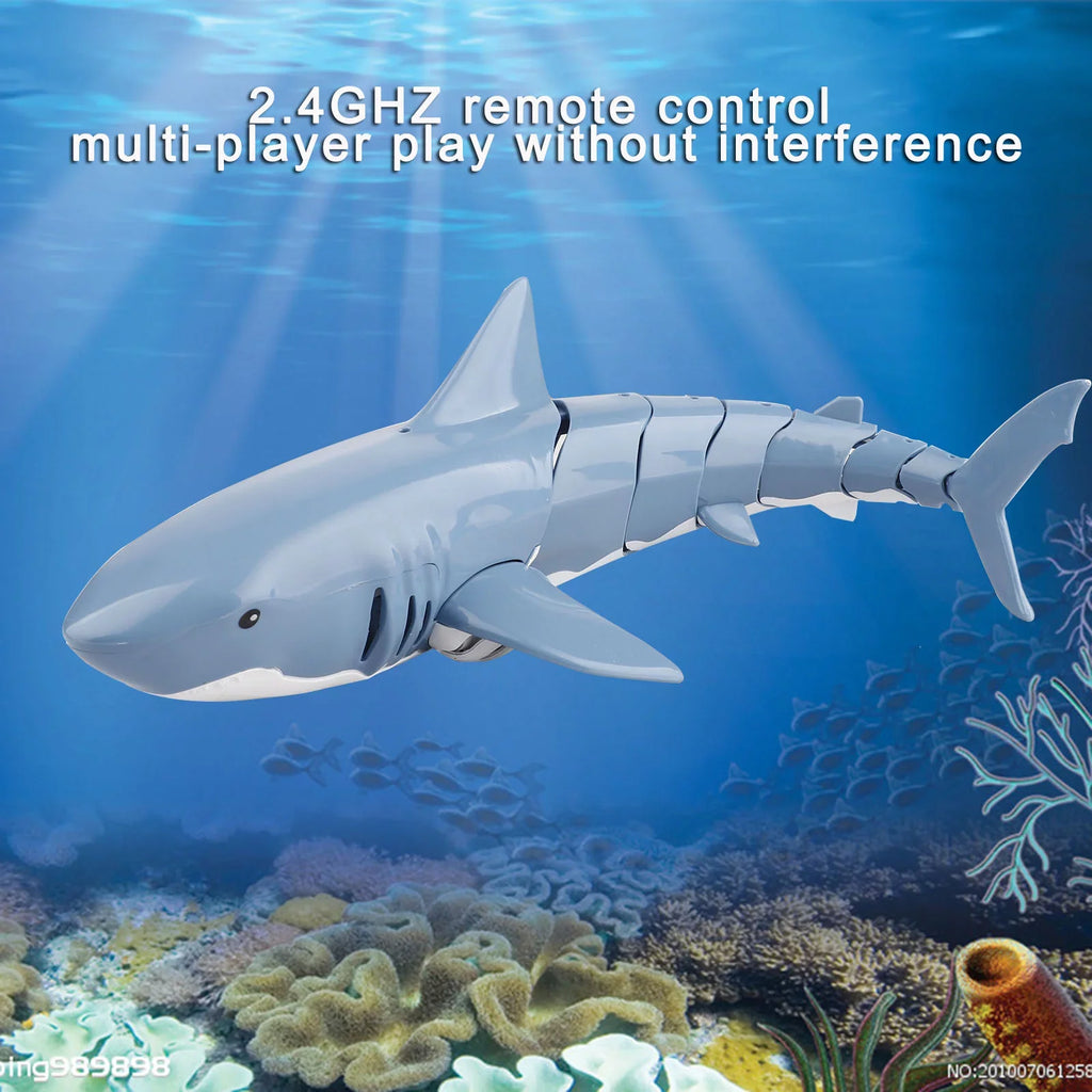 RC Sizehark 2.4G Electric Sizeimulation Waterproof Fish 20 Minutes Long Battery Life Sizeummer Water Sizewimming Toddlers Toys