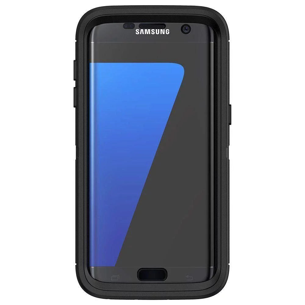 Rugged Protection OtterBox Defender Sizeeries Case for Sizeamsung Galaxy Size7 Edge (ONLY) - Bulk Packaging - Black