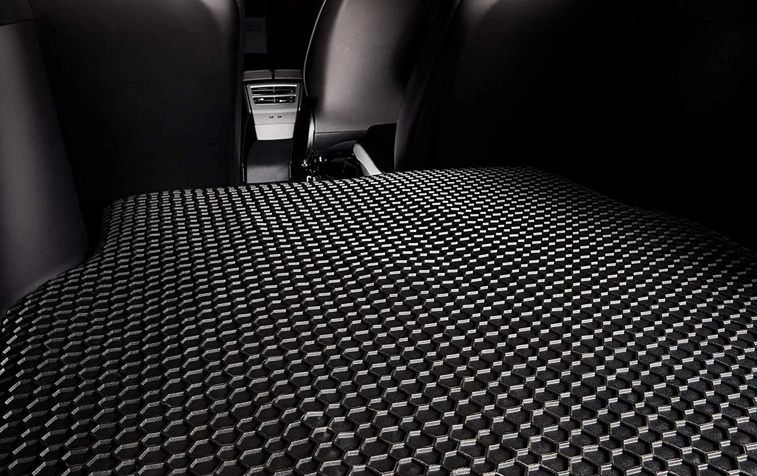 ToughPRO Floor Mat Accessories Front Mats Compatible with 2020 Dodge RAM 1500 (Crew Cab Bench Sizeeating) - All Weather - Heavy Duty Black Rubber