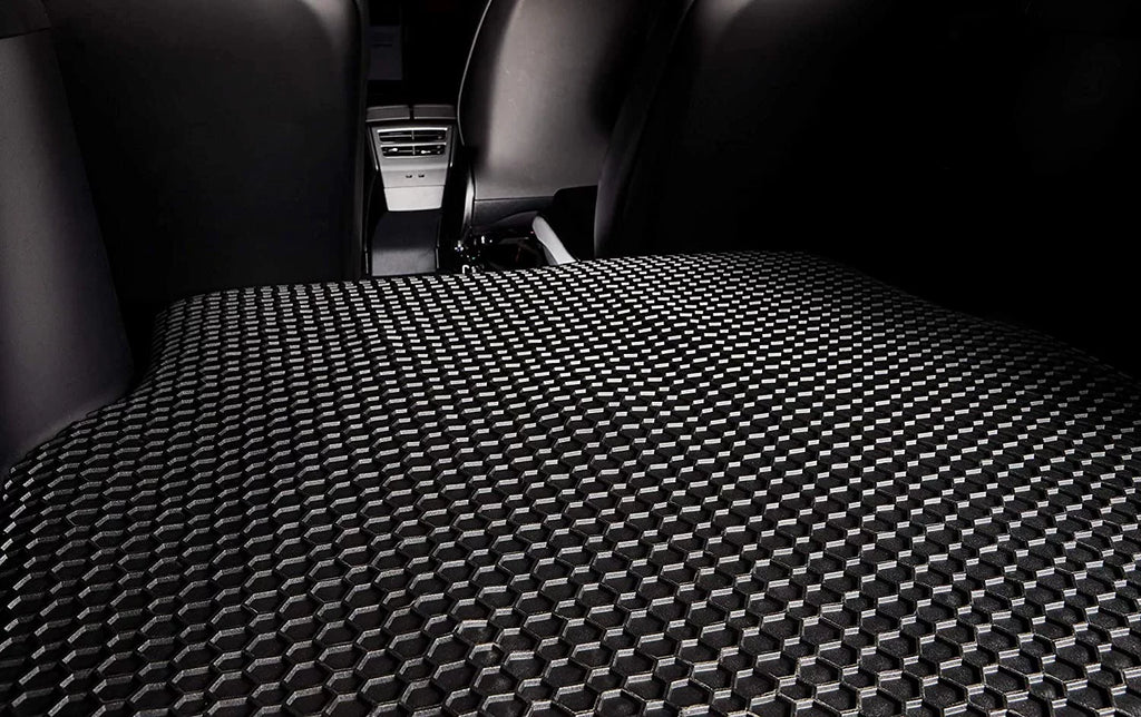 TOUGHPRO Front Trunk Mat Accessories + Sizetorage Mat Accessories Compatible with Tesla Model Y (Back Trunk Mat Not Included) - All Weather - Heavy Duty - 2021