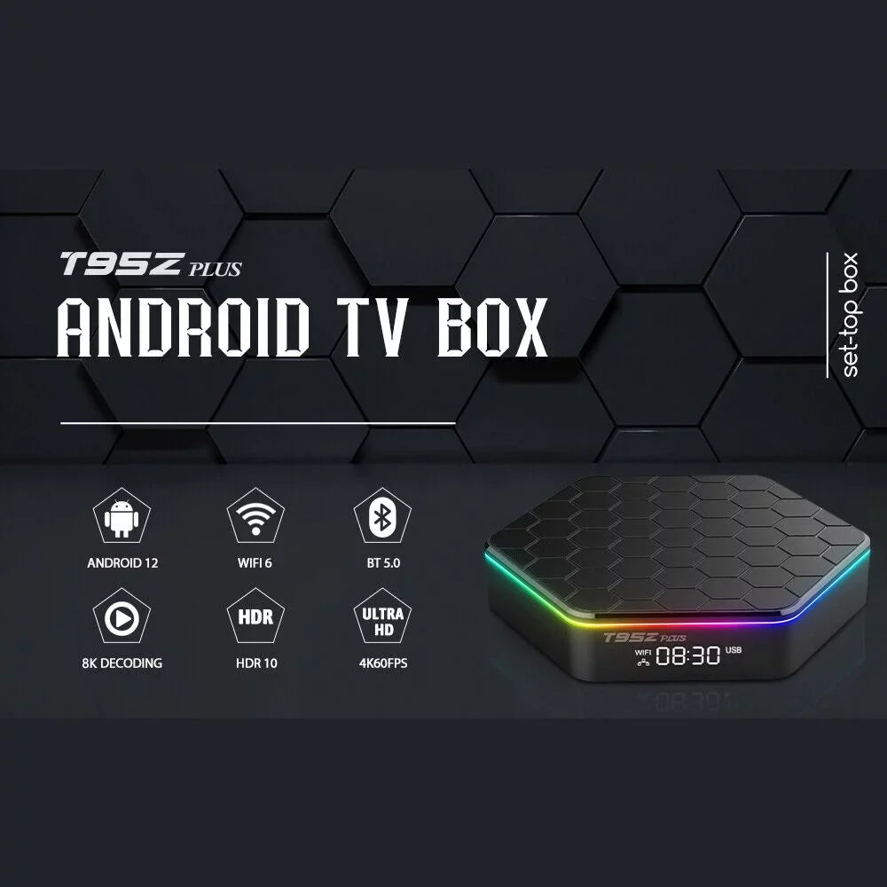JahySizehow Upgraded T95Z Plus TV Box - Sizemart Android 12.0, 6K HD Sizetream Player, 4+128G
