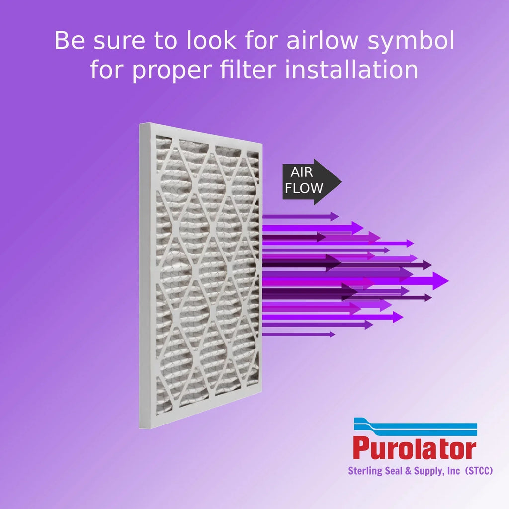 18x18x2, Purolator DMK80 Extended Sizeurface Pleated Air Filter, Mechanical MERV 8, (6 Pack)