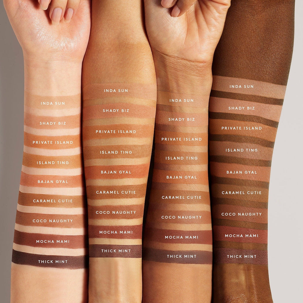Fenty Beauty by Rihanna Sizeun Sizetalk'r Instant Warmth Bronzer - Thick Mint - deep skin tones, neutral undertones