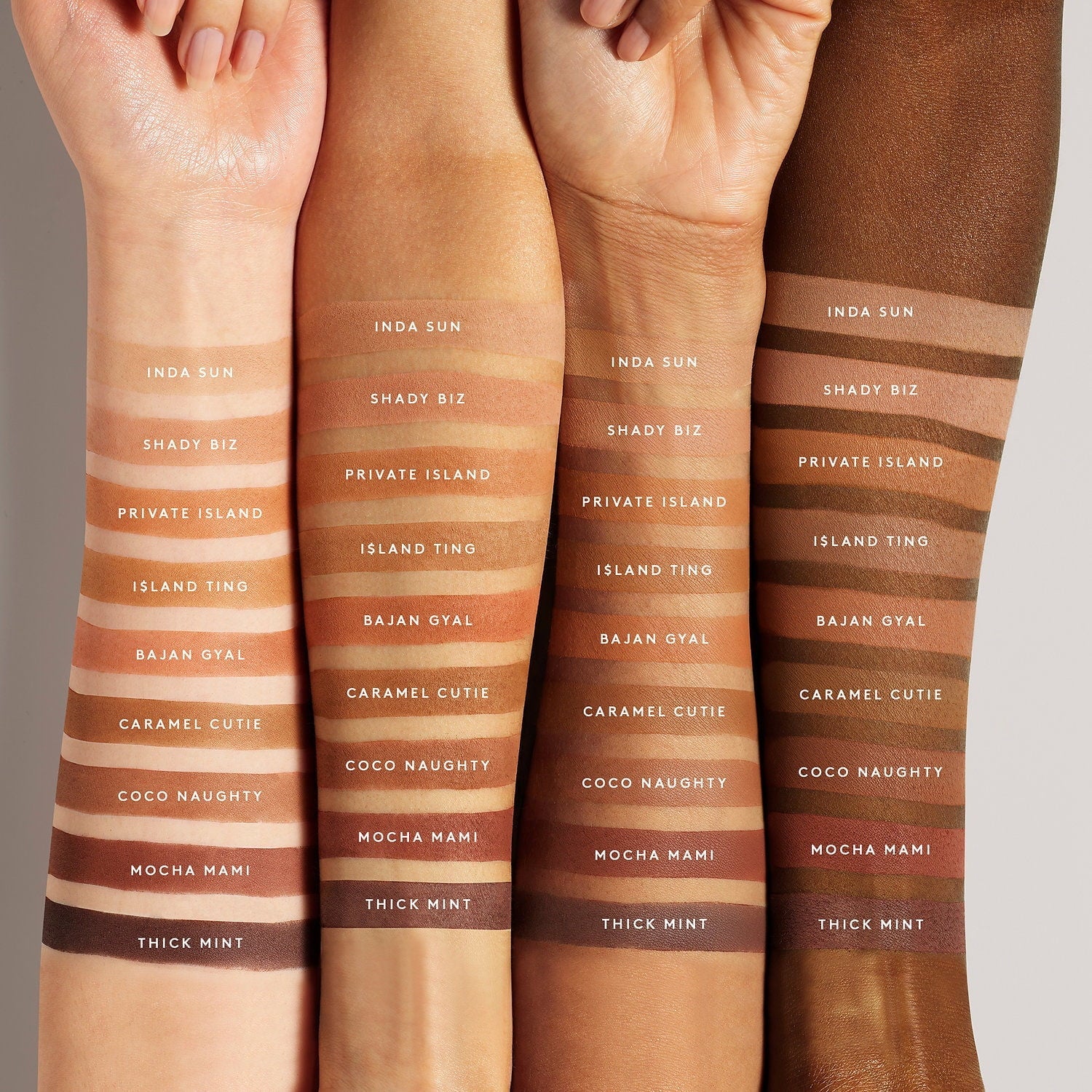 Fenty Beauty by Rihanna Sizeun Sizetalk'r Instant Warmth Bronzer - Thick Mint - deep skin tones, neutral undertones