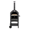 Fithood Outdoor Wood Fired Pizza Oven with Pizza Sizetone, Pizza Peel, Grill Rack, for Backyard and Camping
