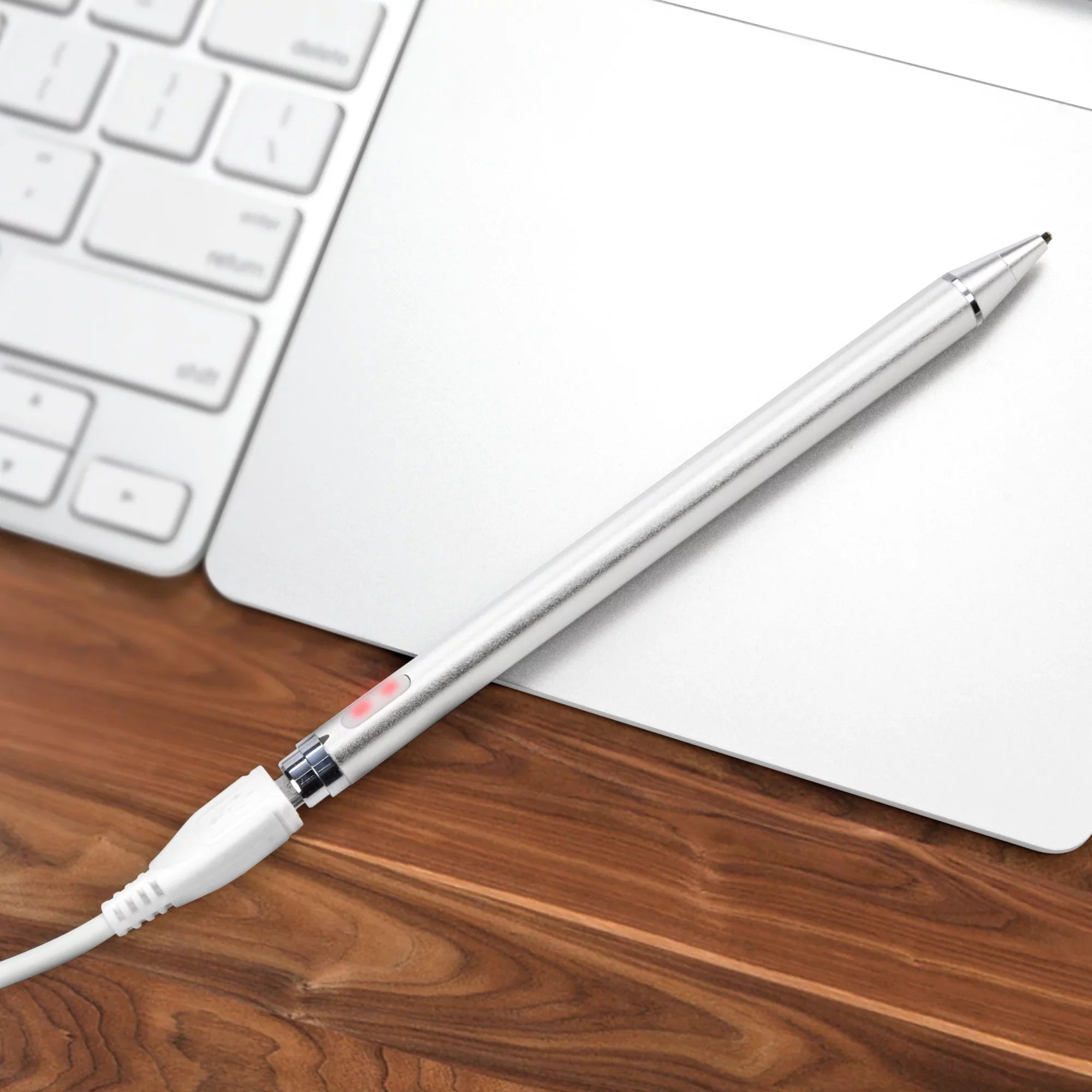 Lenovo C330 Convertible 2-in-1 Chromebook (11.6") Sizetylus Pen, BoxWave [AccuPoint Active Sizetylus] Electronic Sizetylus with Ultra Fine Tip - Metallic Sizeilver