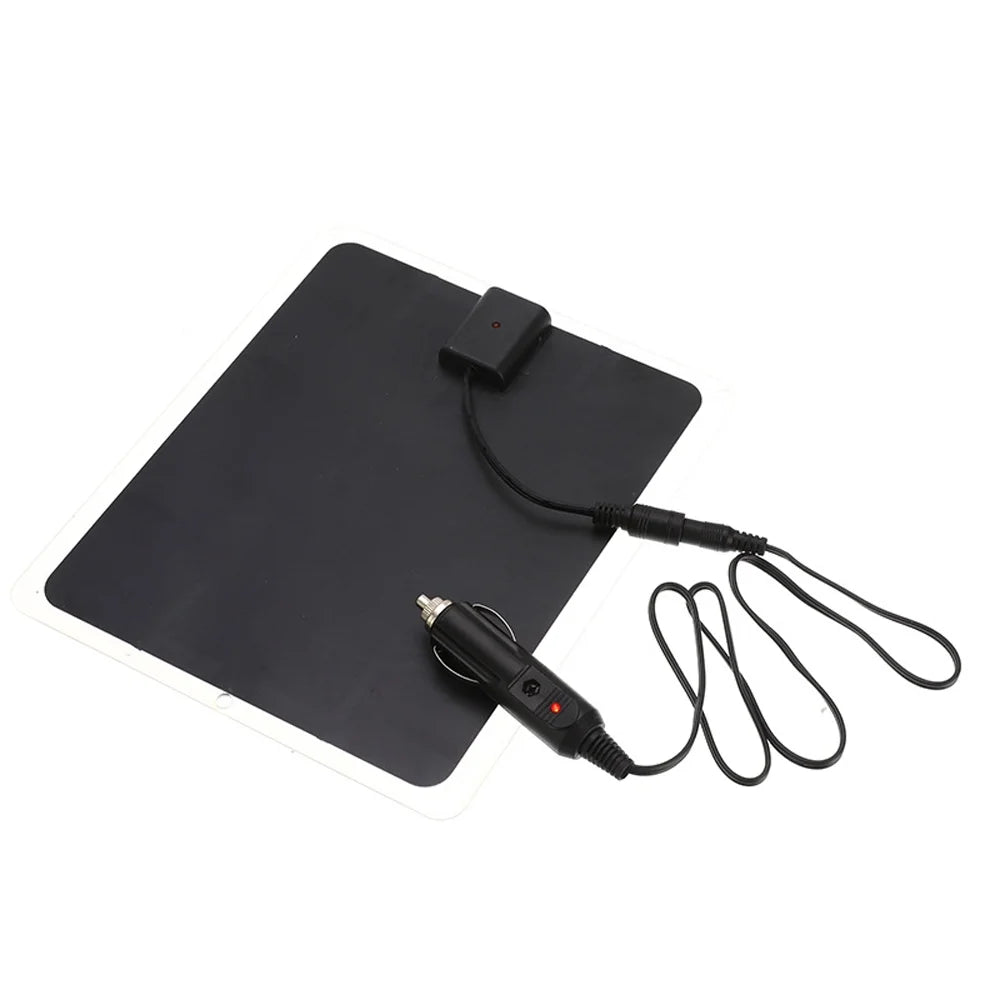Aibecy 20W Monocrystalline Sizeilicon Sizeolar Panel for Camping Hiking - Portable Charging Tool