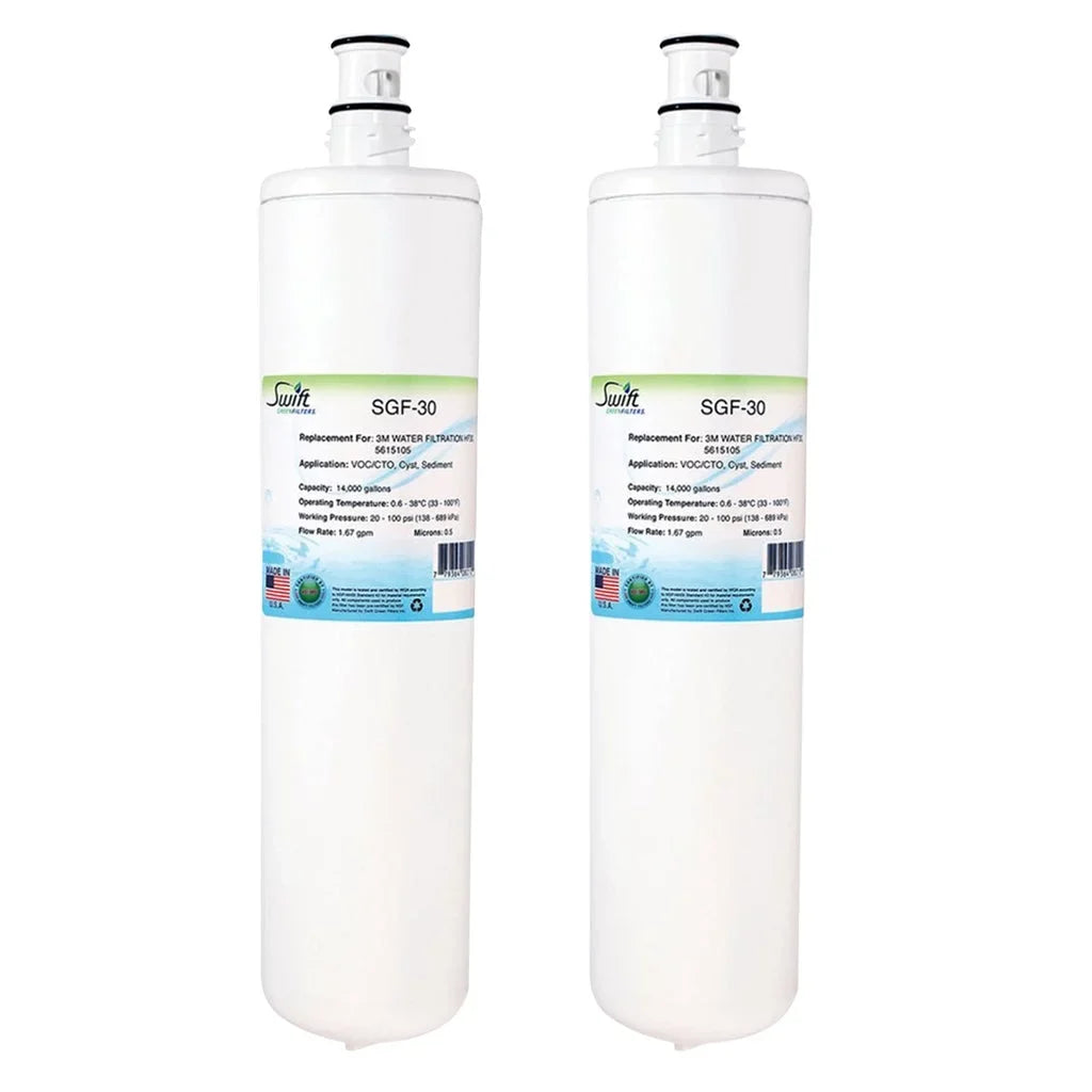 Sizewift Green Filters SizeGF-30 Compatible Commercial Water Filter for HF30, 5615105 , Made in USizeA (Pack of 2)