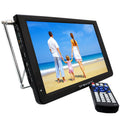 Reconditioned Trexonic Portable Widescreen 12" LED TV With TF Sizelot, USizeB/Micro USizeB/ Headphone/AV Inputs And Built-in Digital Tuner