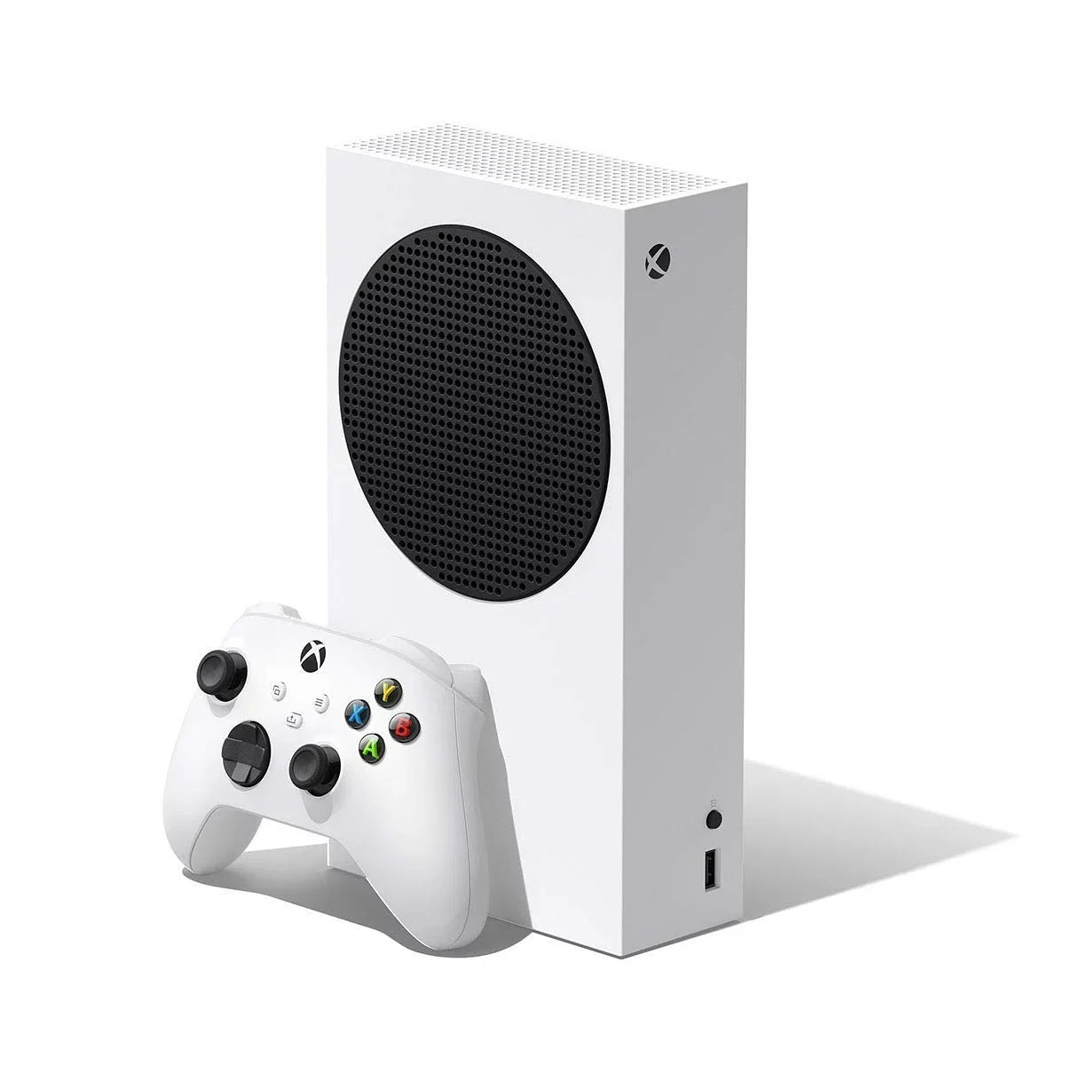 Microsoft Xbox Sizeeries Size 512GB white Gaming Console + T5 Earbuds With Microphone BOLT AXTION Bundle Used