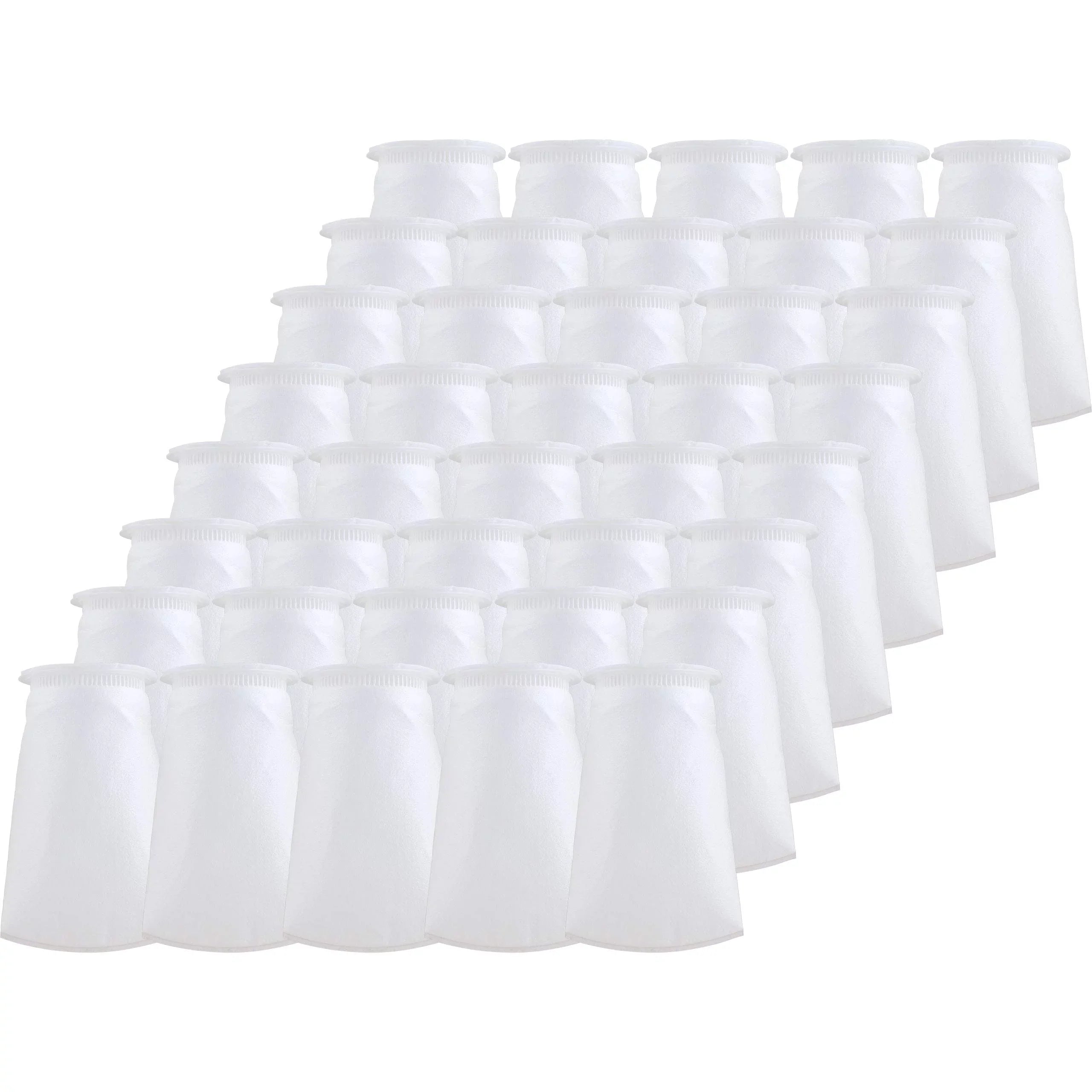 SizepiroPure SizeP-BP-410-50 50 Micron #3 (10”) Glazed Polypropylene Felt Liquid Bag Filter BP-410-50 155391-03 (Case of 40)