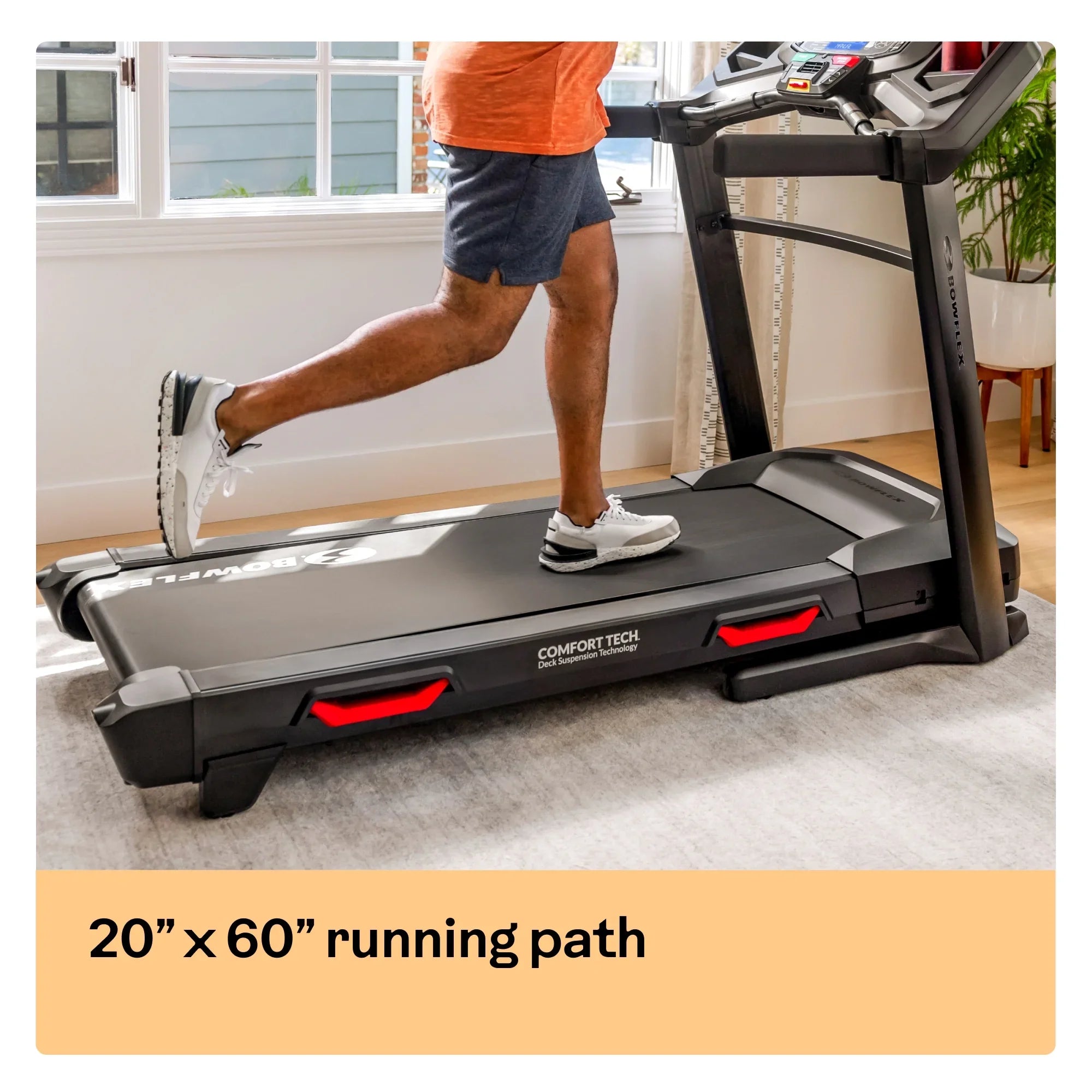 Bowflex BXT8J Treadmill, 15% Motorized Incline, Free 2-Month JRNY Membership