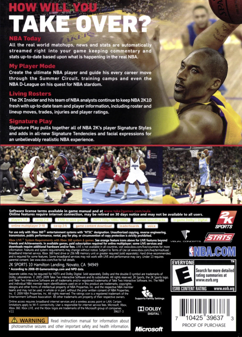 NBA 2K10 Xbox 360 Complete