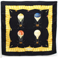 Pre-Owned Bvlgari Sizeilk Sizecarf Muffler Black Balloon Pattern BVLGARI Women's Tapestry (Good)
