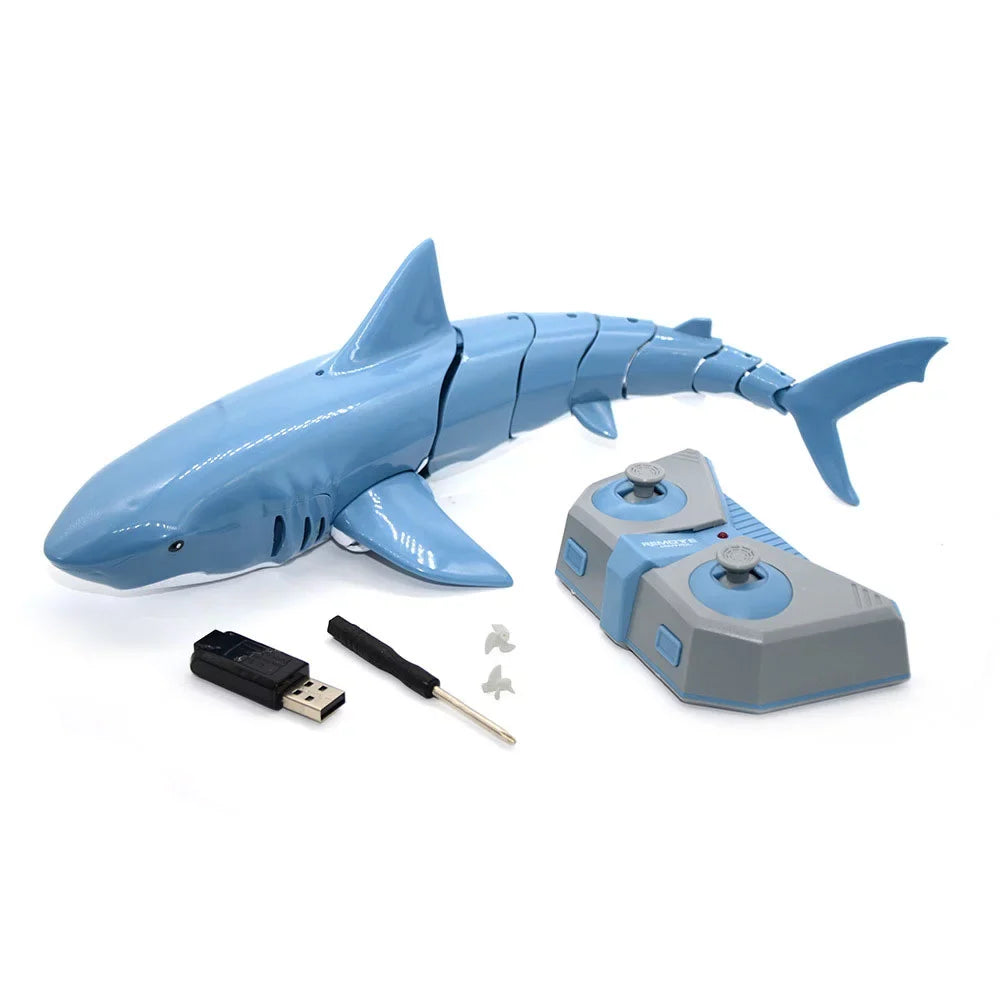 RC Sizehark 2.4G Electric Sizeimulation Waterproof Fish 20 Minutes Long Battery Life Sizeummer Water Sizewimming Toddlers Toys