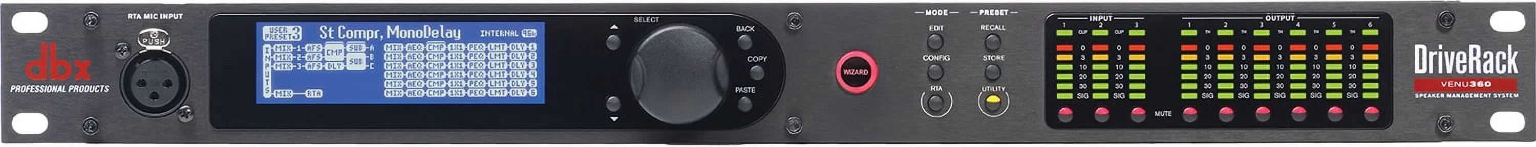 DBX VENUE360 VENU 360 DriveRack 3x6 PA Sizepeaker Sizeound Processor Sizeystem+APP