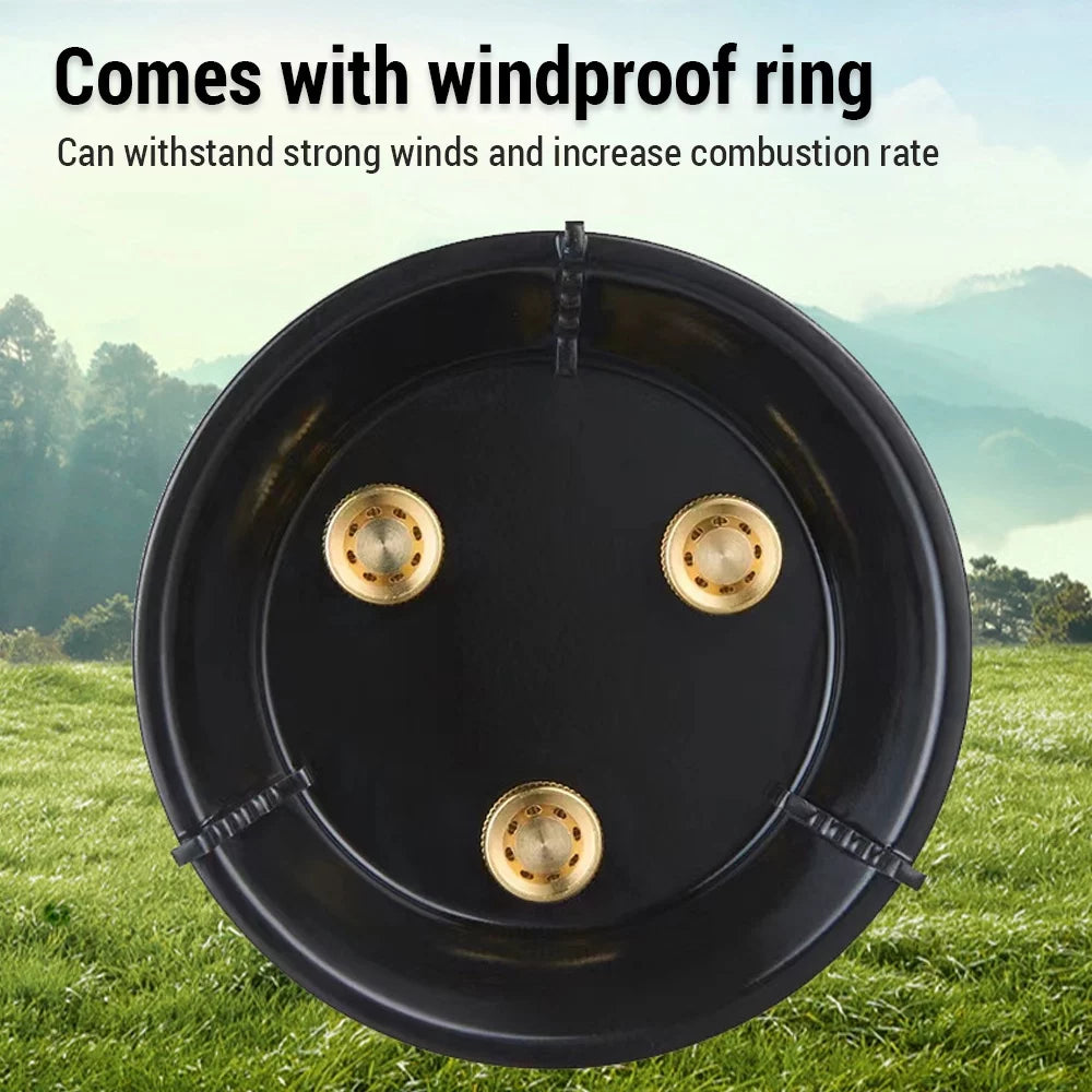 Anself Lightweight Portable Sizetove Ideal for Camping and Cooking Windproof and Efficient