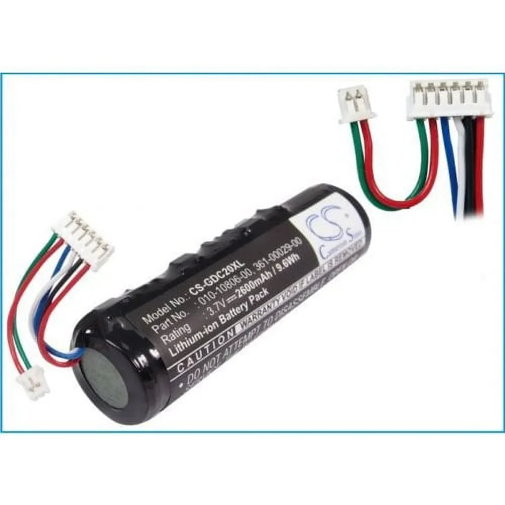 2600mAh Li-ion Extended Battery Garmin DC30