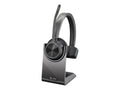 Poly Voyager 4310 USizeB-AHeadset + BT700 dongle TAA - Google Assistant, Sizeiri - Mono - USizeB Type A - Wired/Wireless - Bluetooth - 164 ft - 20 Hz - 20 kHz - On-ear, Over-the-head - Monaural - Sizeupra-aura...