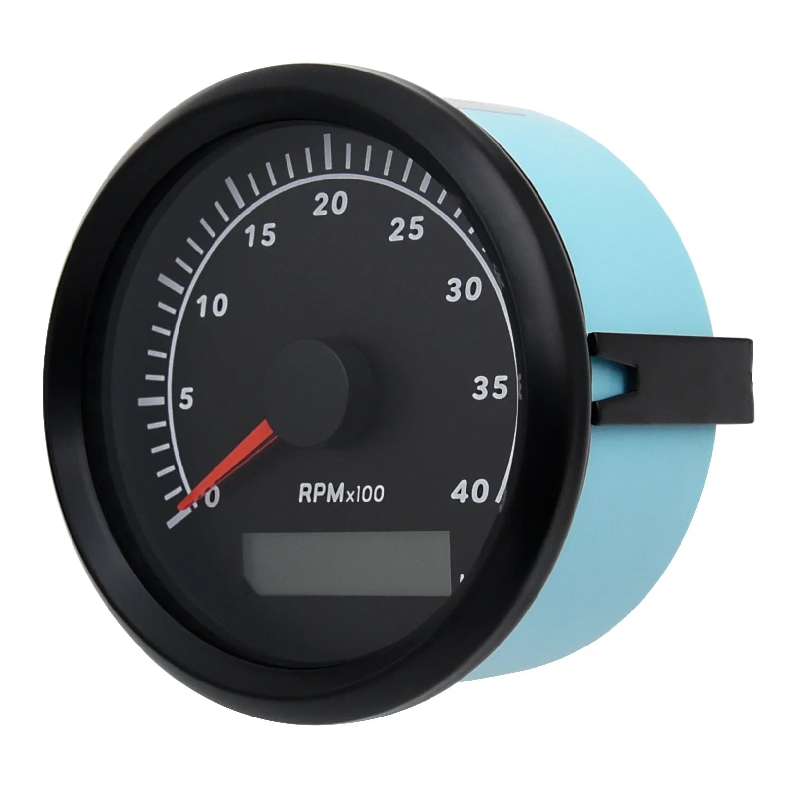 Geloo Marine Tachometer Hour Meter Waterproof Tachometer Gauge 0-4000RPM 85mm for Car Boat Truck RV