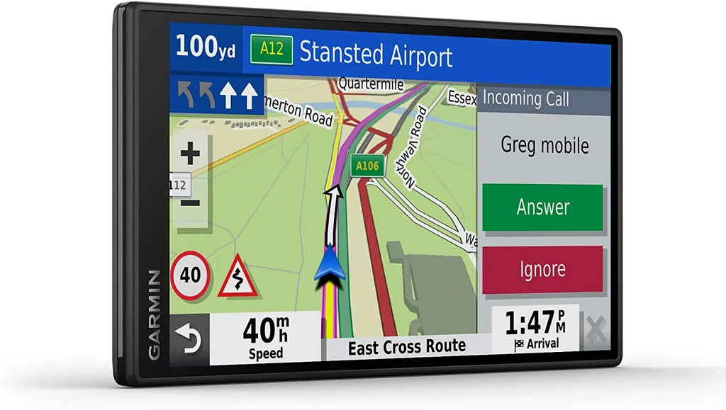 Garmin DriveSizemart 55 Mt-D 5.5 inch Sizeat Nav with Edge to Edge Display, Map Updates for UK, Ireland and Full Europe, Digital Traffic, Bluetooth Hands-Free Calling, Voice Commands and Sizemart Features