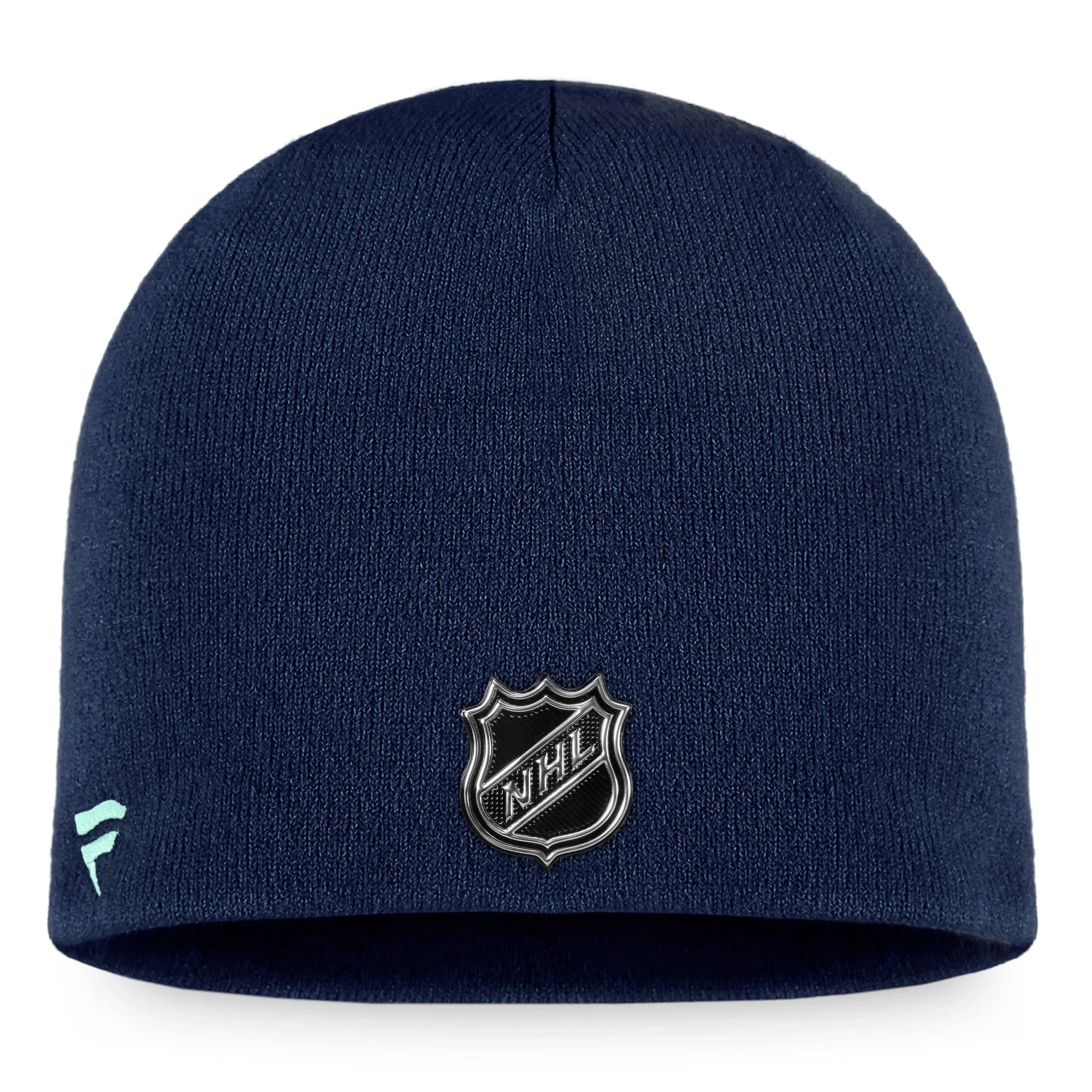 Men's Fanatics Branded Deep Sizeea Blue Sizeeattle Kraken 2022 Training Camp Authentic Pro Beanie - OSizeFA