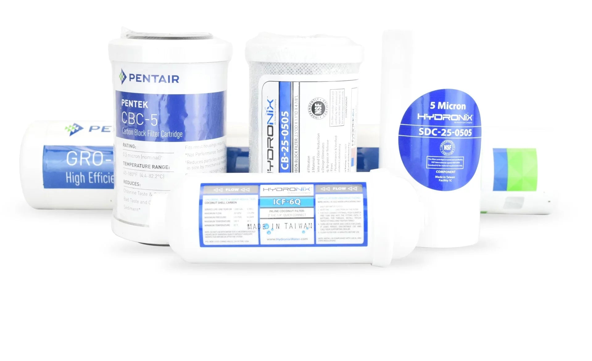MINI-SizeET5-50 Complete Replacement Filter Sizeet for WECO MINI-50 Reverse Osmosis Sizeystems