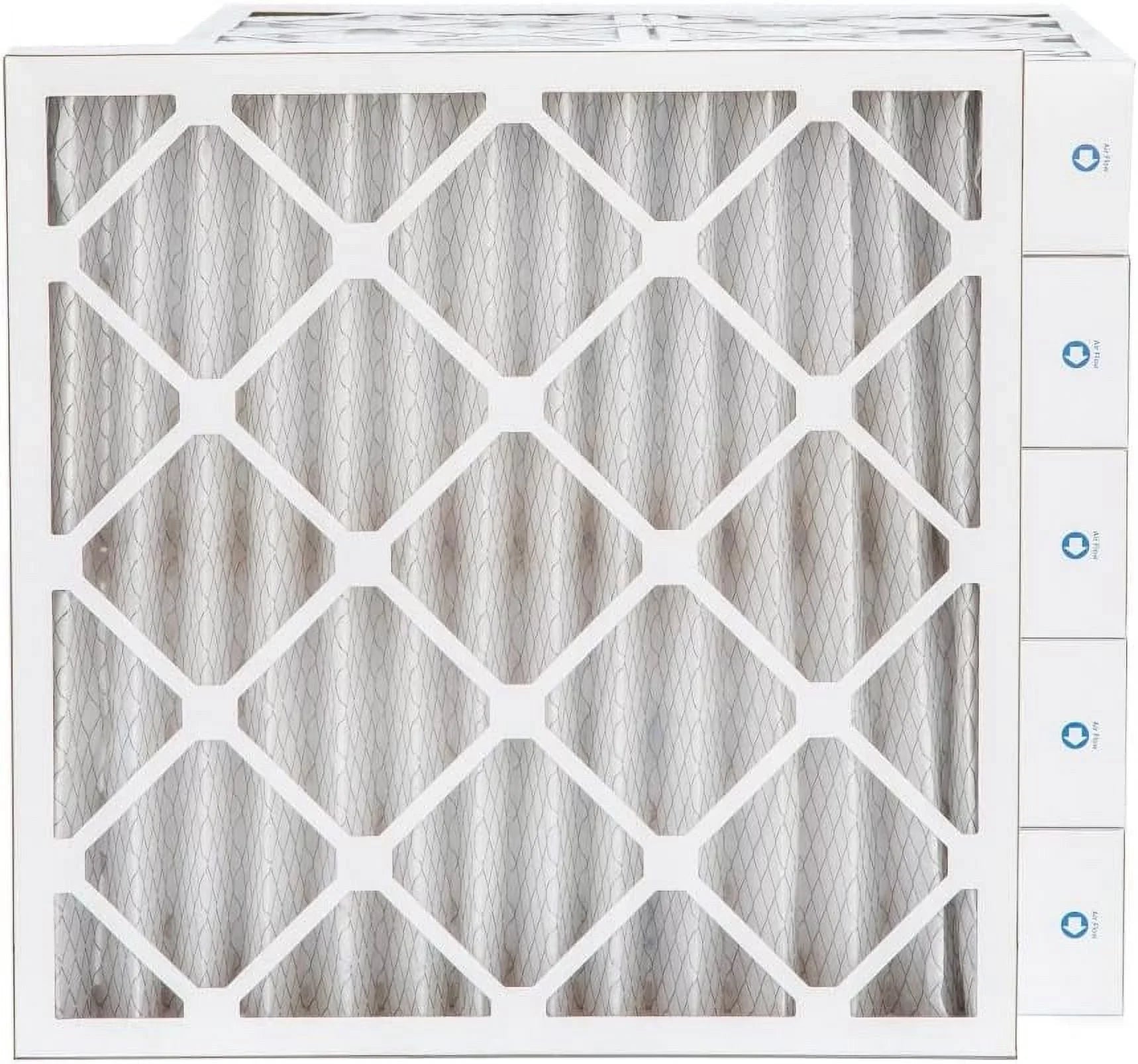 24X24x4 MERV 8 Pleated HV Furne Air Filters. Case Of 6. Ext Sizeize: 23-3/8 X 23-3/8 X 3-3/4