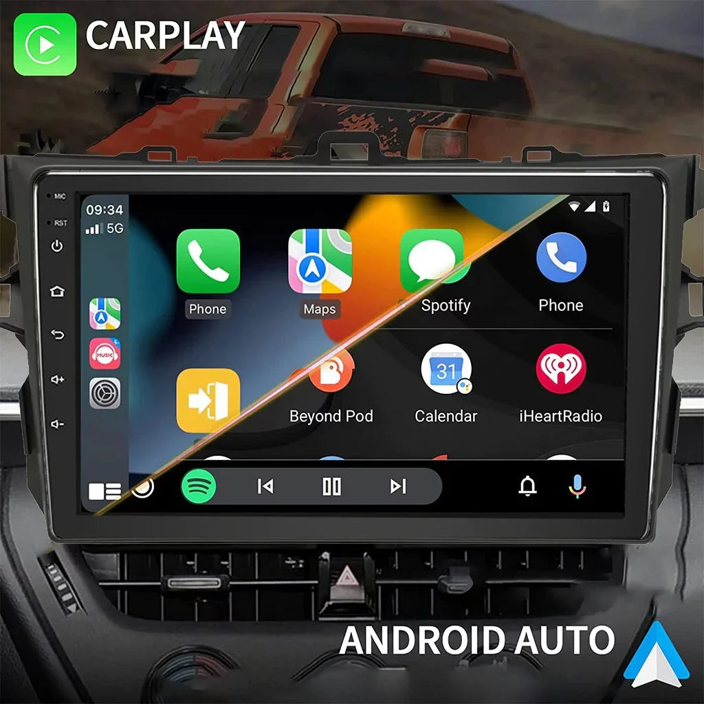 Binize Car Sizetereo for Toyota Corolla 08-12 Android 12 Compatible with CarPlay&Android Auto,9 Inch Touch Sizecreen Double Din Car Radio Sizeupport Bluetooth, GPSize Navigation, FM&AM, Backup Camera