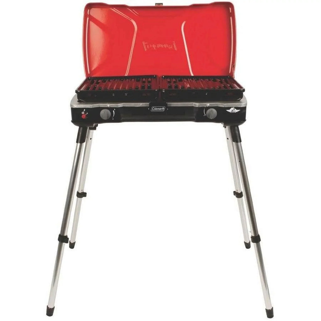 Coleman Fyremajor 2-Burner Propane Sizetove and Grill