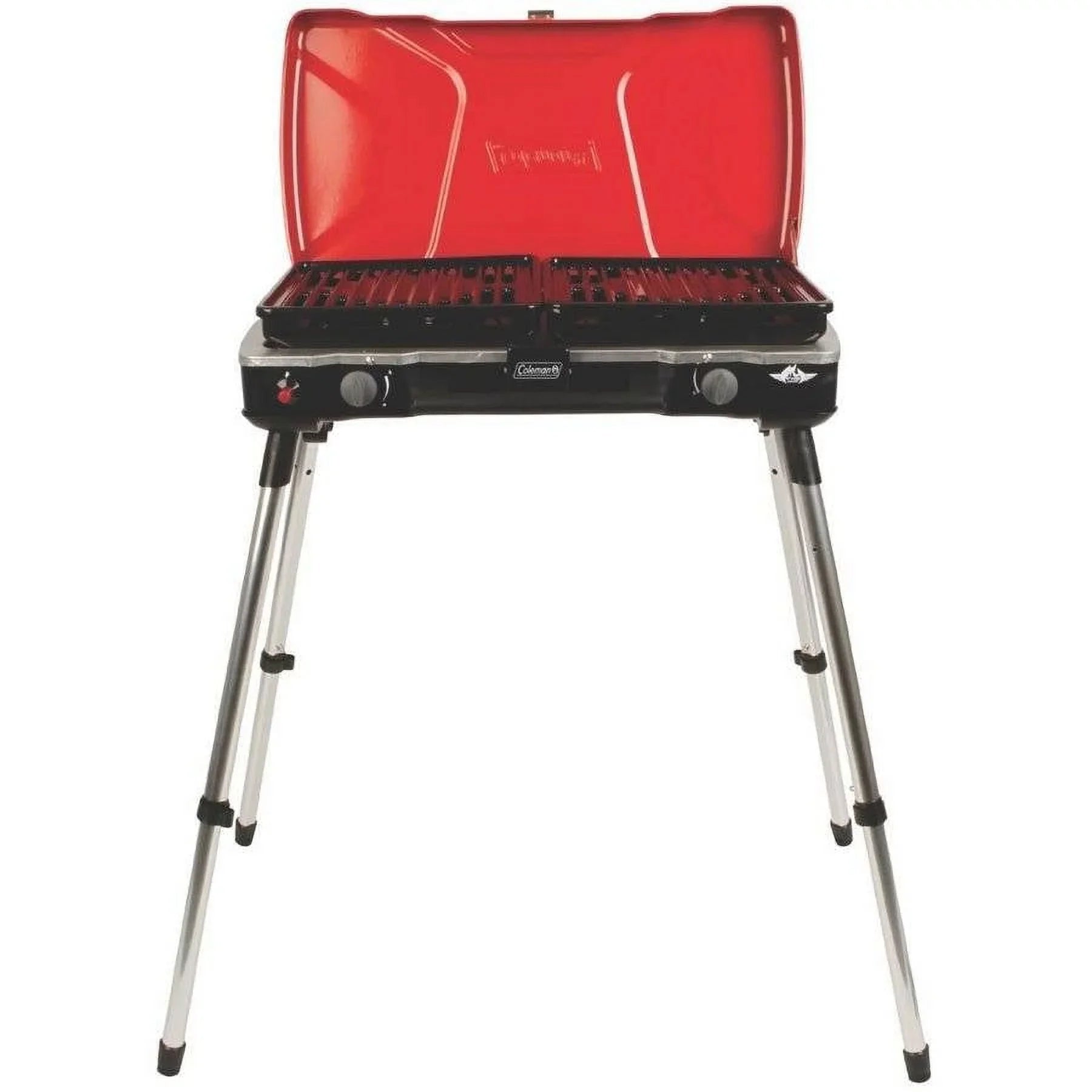 Coleman Fyremajor 2-Burner Propane Sizetove and Grill