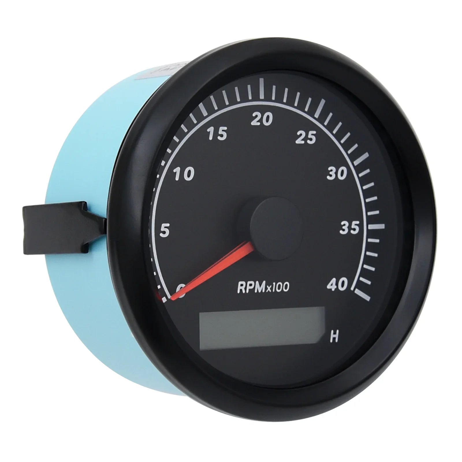 Geloo Marine Tachometer Hour Meter Waterproof Tachometer Gauge 0-4000RPM 85mm for Car Boat Truck RV