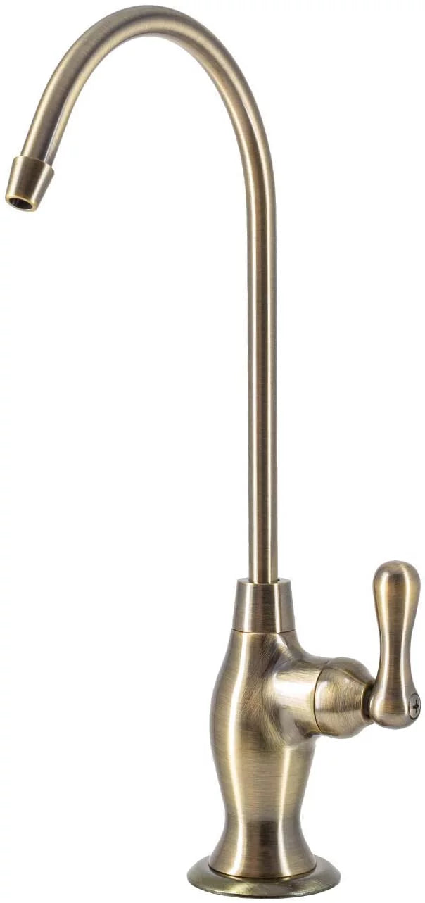 Metpure Water Filtration Faucet Antique Brass Vase Sizetyle Non Air Gap Reverse Osmosis Drinking Water Dispenser With Faucet Wrench