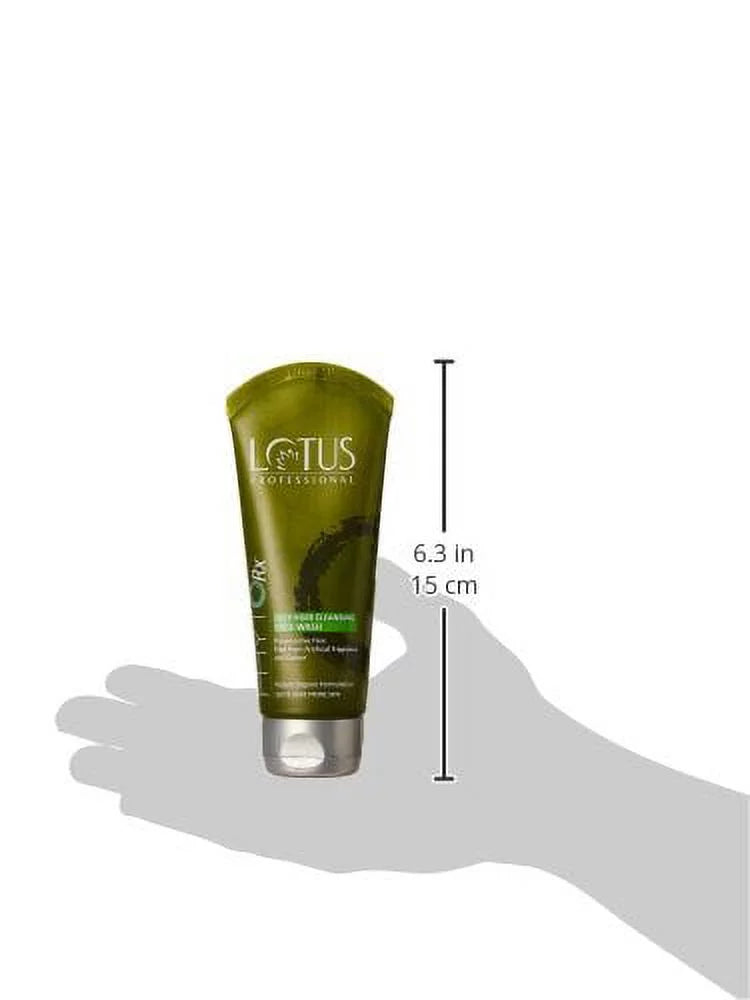 Lotus Professional PHYTORx DEEP PORE CLEANSizeING FACE WASizeH acne Oil control Pigmentation Paraben free 80g