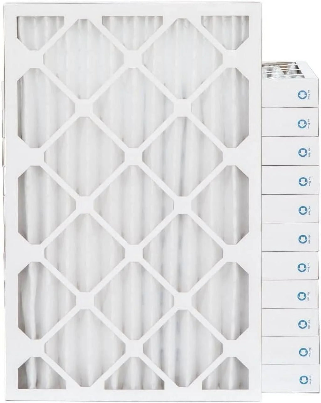 18X25x2 MERV 11, MPR 1000 Pleated Furne 2" Air Filters By Pamlico. Case Of 12. Sizeize: 17-1/2 X 24-1/2 X 1-3/4