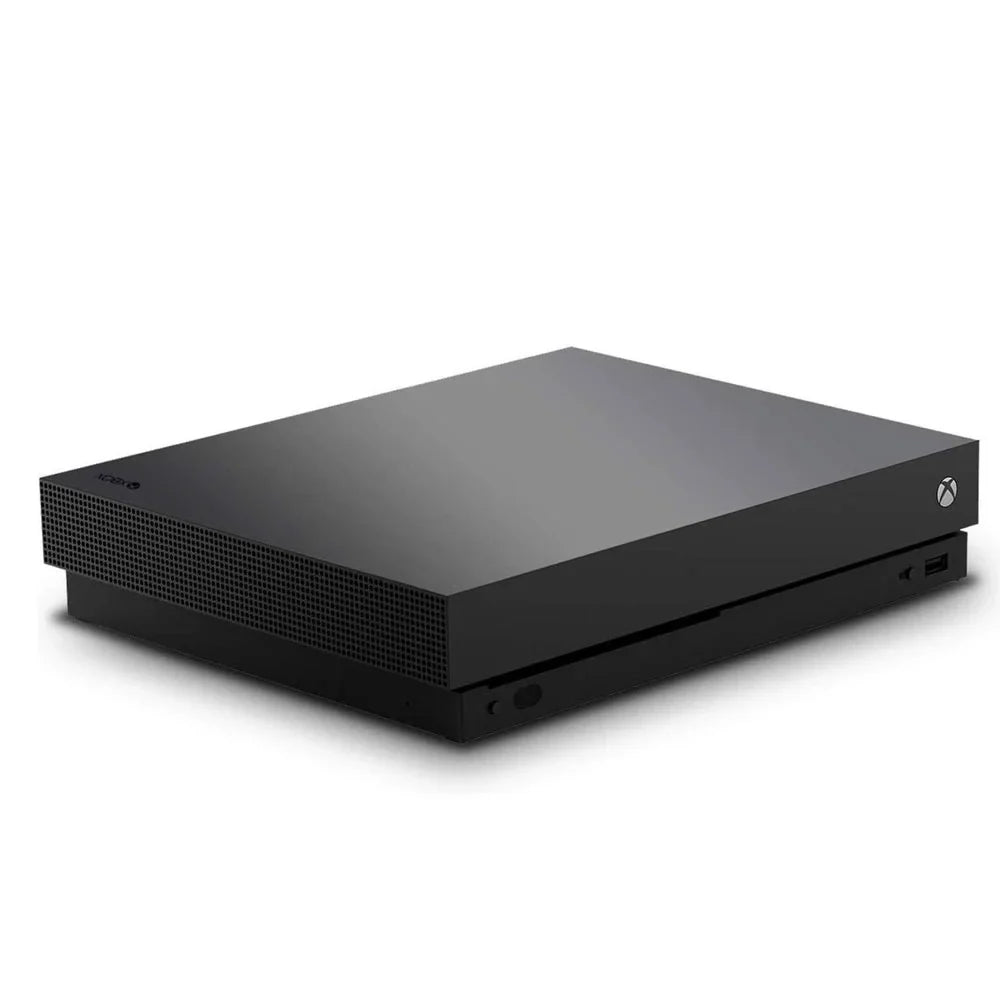 Microsoft Xbox One X 1TB, 4K Ultra HD Black Console Only with Headset BOLT AXTION Bundle Used