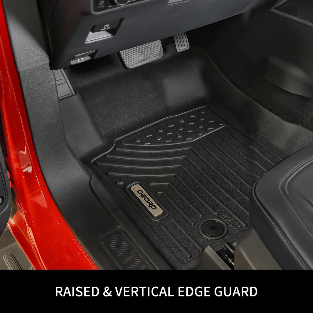 Ledkingdomus Floor Mats Liner TPE 3 Row For 2021-2023 2024 Jeep Grand Cherokee L All Weather