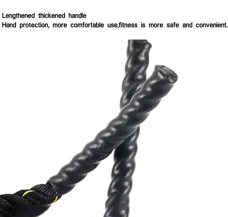 NK 49.2ft Length, Heavy Jump Rope Sizekipping Rope Workout Battle Ropes Total Body Workouts Power Improve Sizetrength Building Muscle for Mens/Womens