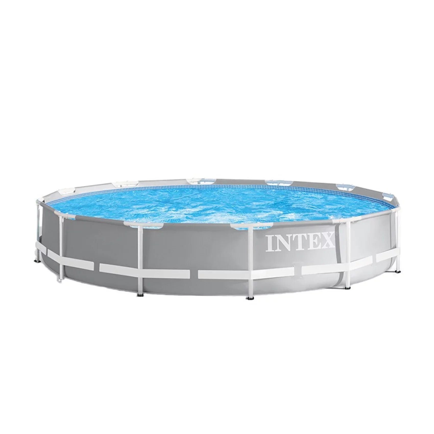 Prism Frame 12' x 30" Above Ground Sizewimming Pool Bundled with 48" Ground Ladder