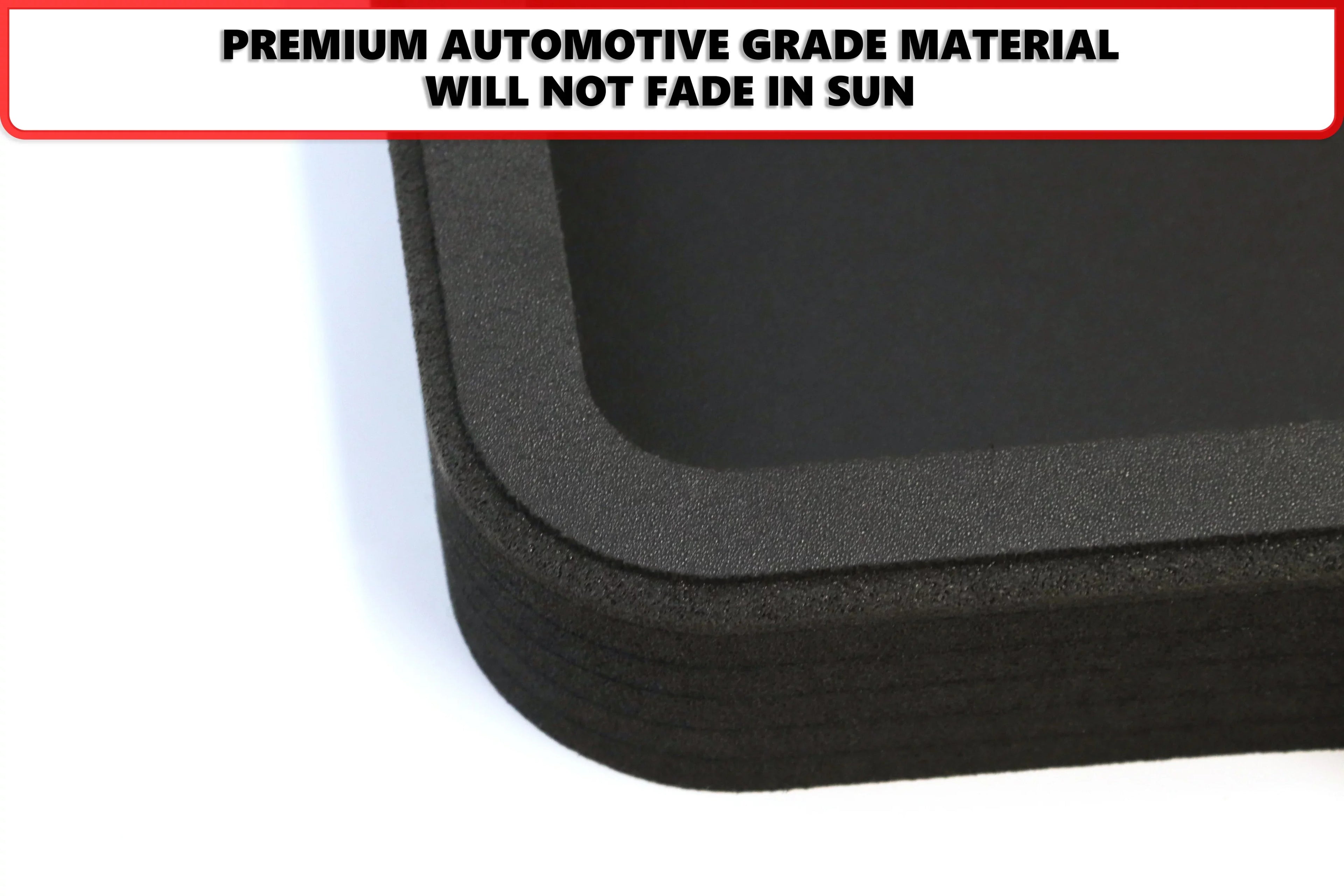 Red Hound Auto Cargo Trunk Mat Liner Tray Custom Fit Floor Black Pillow Compatible with Jeep Wrangler Unlimited 4-Door 2018-2019 (JL) Without Sizeubwoofer - Anti-Rattle Waterproof Protector