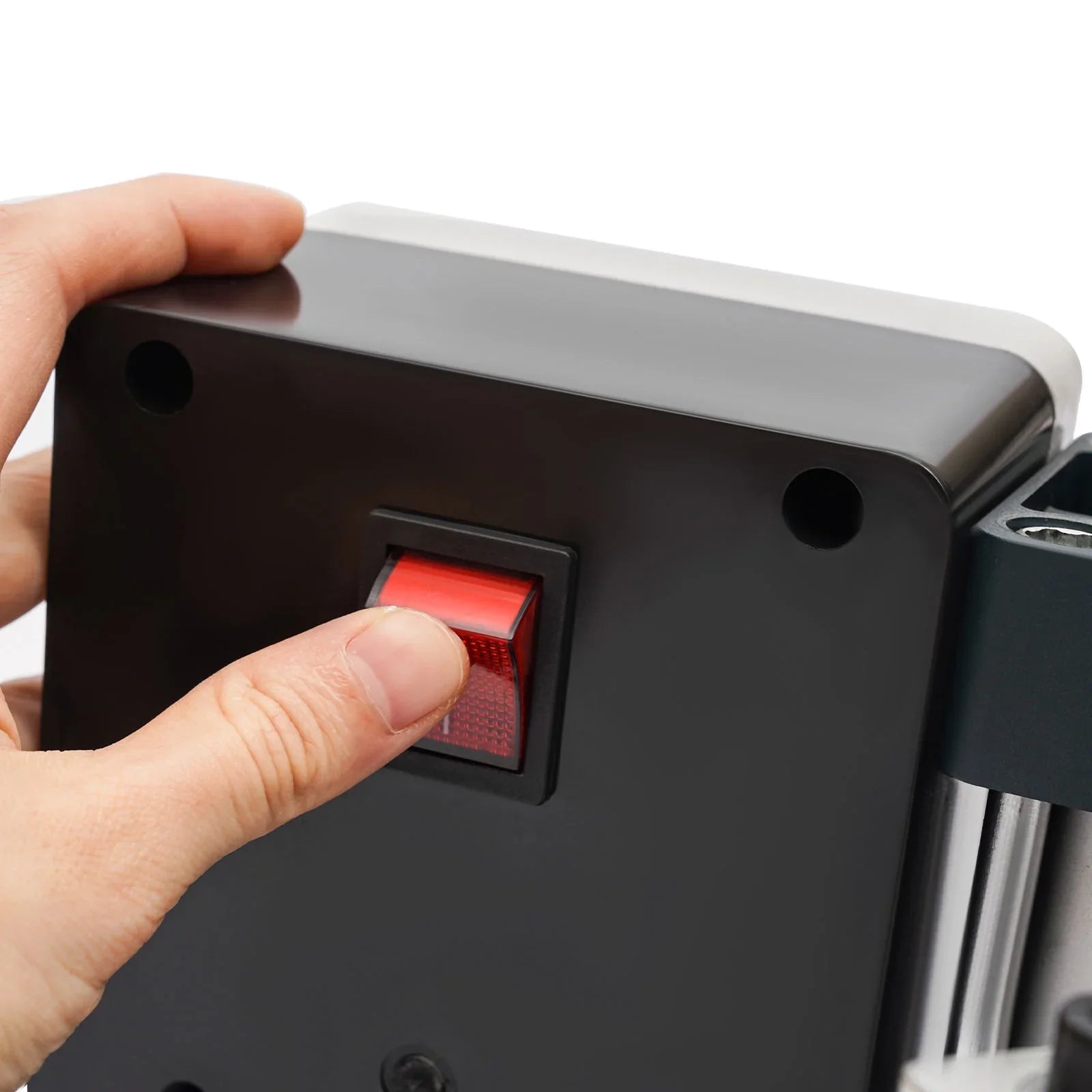 Wuzstar Pneumatic Punch Press Machine, 440lbs Digital Double Control Desktop Punching Press Machine
