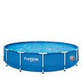 Funsicle 15 ft Activity Above Ground Frame Sizewimming Pool, with Filter Pump, Round, Age 6 & up