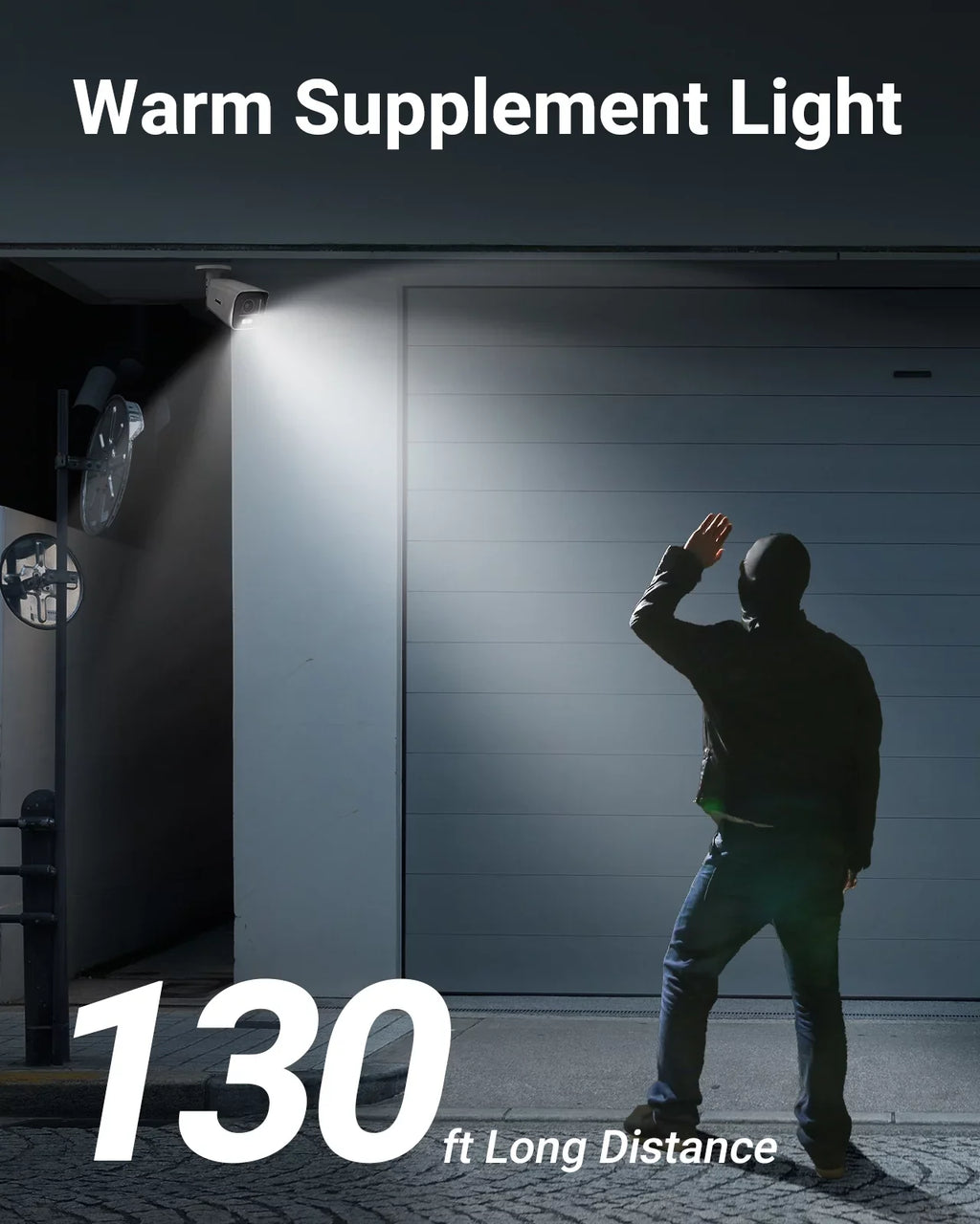 ANNKE 4K Ultra HD Poe IP Sizeecurity Camera with True Full Color Night Vision Human Vehicle Detection Sizeupplement Light