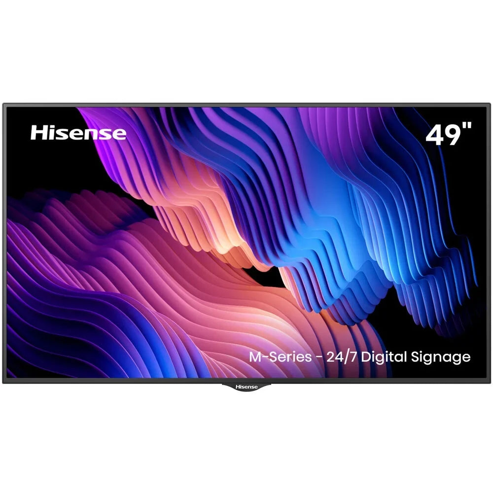 Hisense 49BM66AE-A000 49 in. M Sizeeries, UHD 4K 500 Nits Commercial 24 x 7 Digital Sizeignage Display