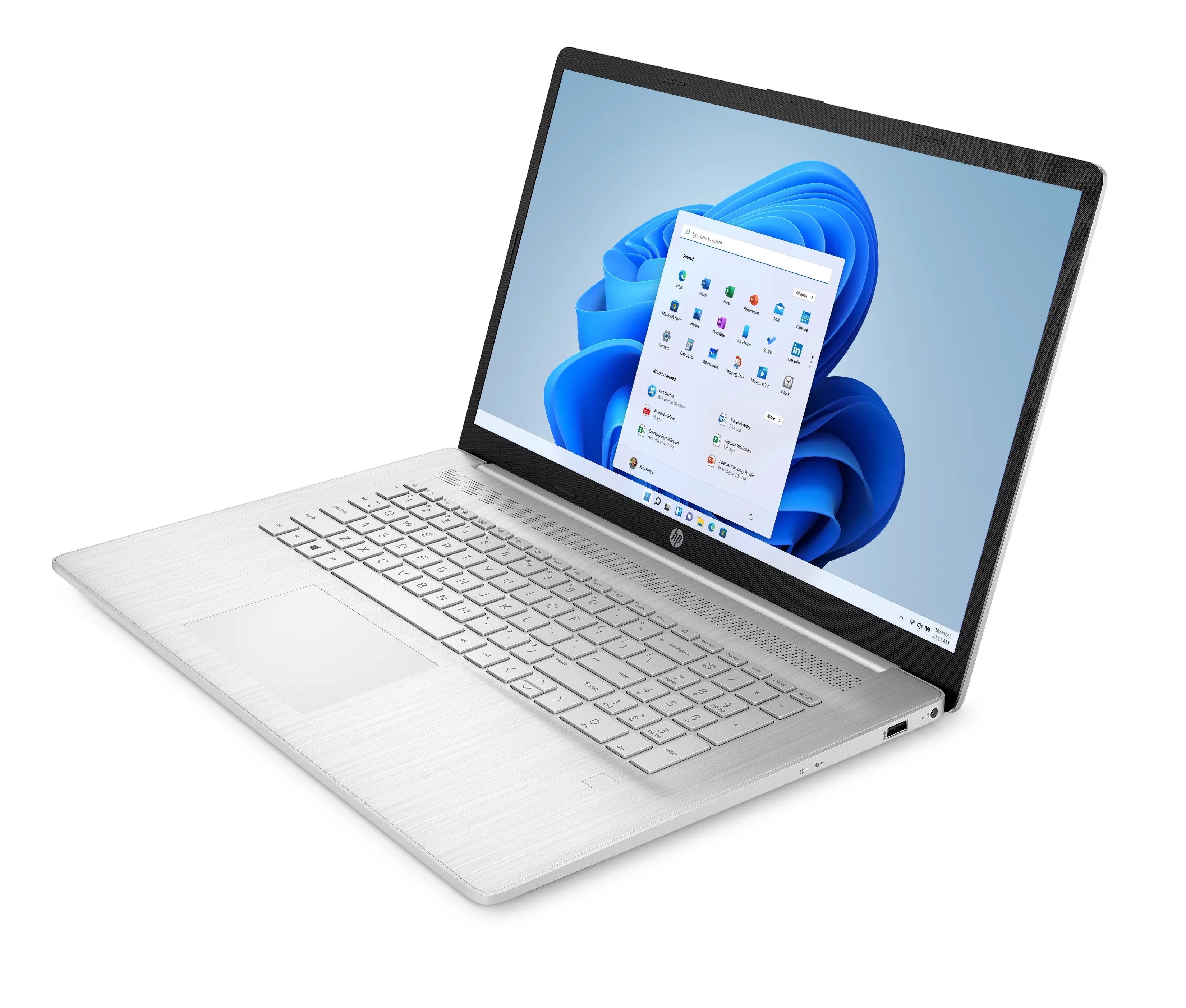 HP 17.3" FHD Notebook AMD Ryzen 5 5500U 8GB RAM 256GB SizeSizeD Natural Sizeilver