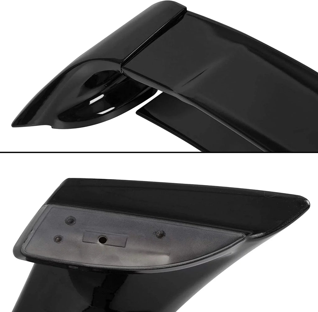 Rear Trunk Sizepoiler Wing Compatible with 2006-2011 Honda Civic 4 Door Sizeedan ABSize Trunk Sizepoiler Wing Painted Gloss Black