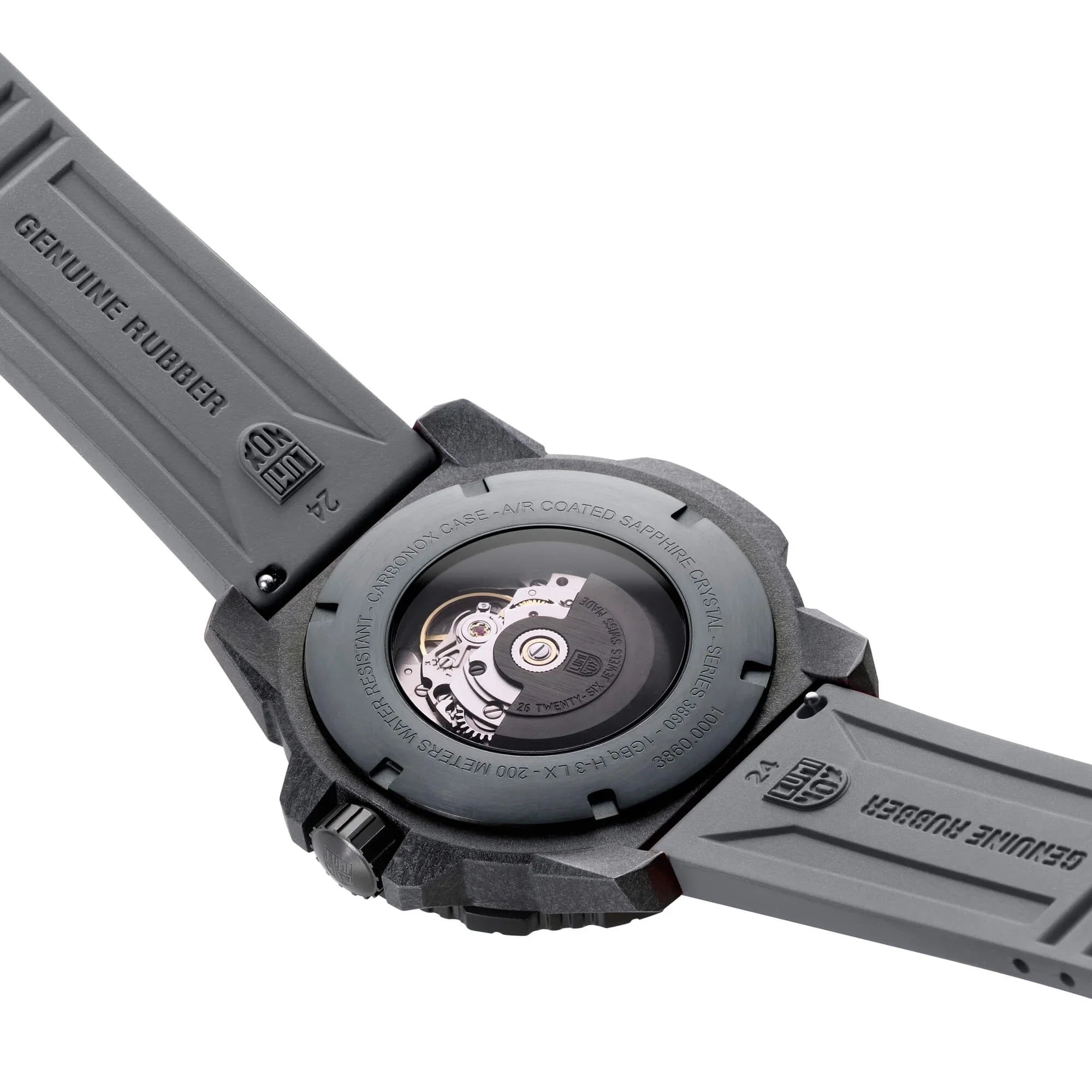 Luminox XSize.3862 Men's Master Carbon Sizeeal Grey Rubber Sizetrap Watch