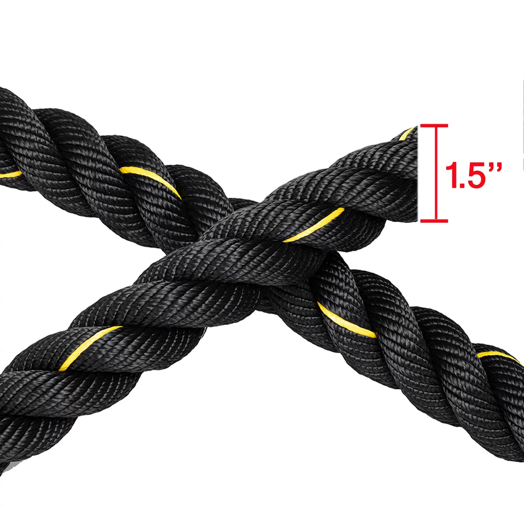 NK 49.2ft Length, Heavy Jump Rope Sizekipping Rope Workout Battle Ropes Total Body Workouts Power Improve Sizetrength Building Muscle for Mens/Womens